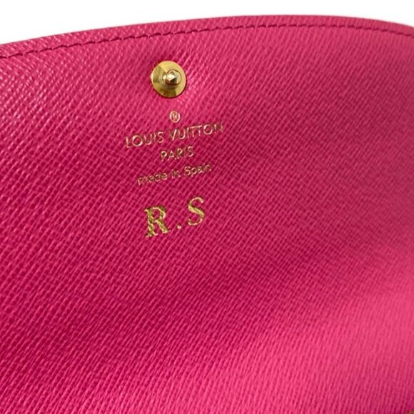 Auth LOUIS VUITTON Portefeuille Emilie M64202 Hot Pink - CA2188 Long Wallet - Picture 2 of 10